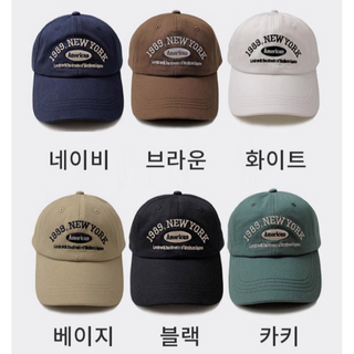 1989 뉴욕 볼캡 모자 코튼 야구 모자