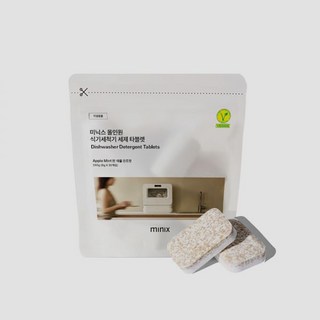 미닉스 미니 식기세척기 전용 비건 태블릿 고체 세제(30개입), 1팩(30개입)