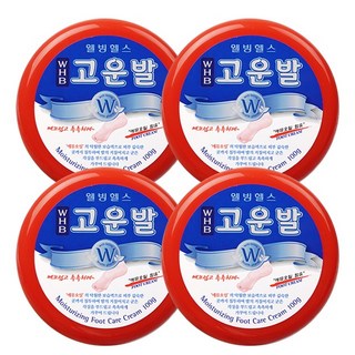WHB 고운발 크림100g 약국전용 풋크림, 4개, 100g