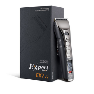 엑스퍼트 프로 이발기 Ex7 V2바비온 엑스퍼트 전문가용 미용실 바리깡 빗살캡 저소음 이발기, 엑스퍼트 바비온 EX7 이발기 바리깡
