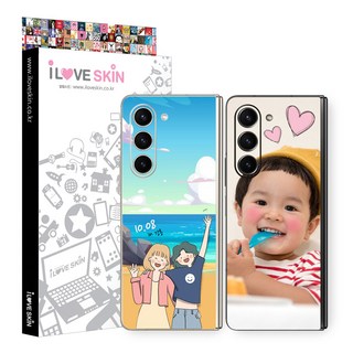 갤럭시 Z폴드5 주문제작 커스텀 휴대폰스킨 1매 폴드5 보호 필름 스티커 디자인, 1개
