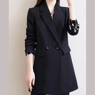 AOKADA 여성 정장 상의 트렌치 코트 롱 자켓 슬림핏 봄 가을 블레이져 아웃터