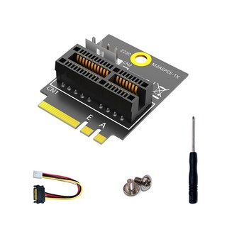 PCIE 1X 슬롯에서 M.2 키 A+E 4PIN 전원 공급 장치 2230 M.2 홈 컴퓨터 용 어댑터 보드 컨버터 라이저 카드
