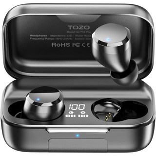 TOZO 오픈형 토조 오픈 버즈 무선 T12 Pro 블루투스 헤드폰 Qualcomm QCC, 1개