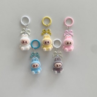 미니 라부부 스트랩 키링 인형키링 심플 가방꾸미기 백참