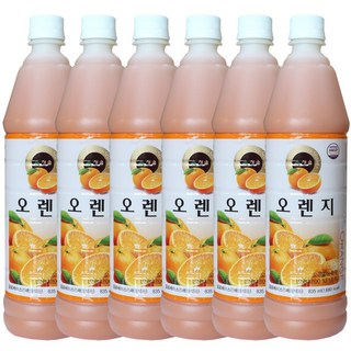 청솔 오렌지 주스 베이스 835ml – 과일 원액 6개 세트 오렌지시럽 청솔 오렌지 주스 베이스 835ml – 과일 원액 6개 세트 오렌지시럽
