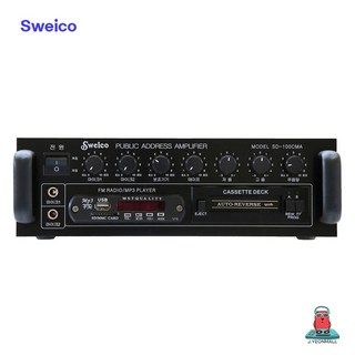 SD-100CMA 100W 차량 선박용 DC앰프 12V 24V 방송용앰프, SD-100CMA 12V