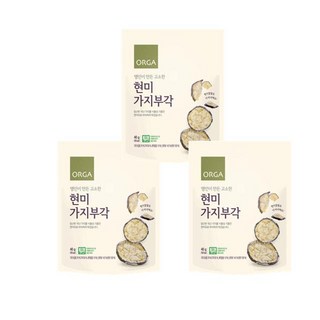 풀무원 현미 가지부각 40g 3개