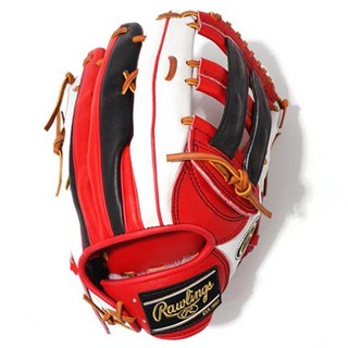 Rawlings [GKWXPRY701] 재팬 캐나디언킵 프로프리퍼드 어센틱 커스텀오더 (적+백+검) 외야 13인치, 1개