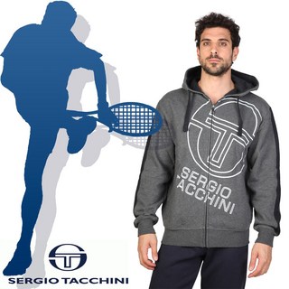 SERGIO TACCHINI 세르지오 타치니 JONSON FZ HOODY T-SHIRT TTG01794 CHARCOAL 후드집업