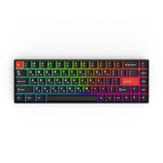 Teamwolf Raven 68 HE 8K RT 자석축 게이밍 키보드 화이트 브리즈축V2, 마그네틱축(자석축), 블랙