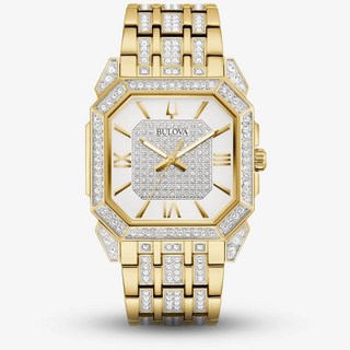 [Bulova] 부로바리 남성용 옥타바 골드 플레이트 시계 98A295
