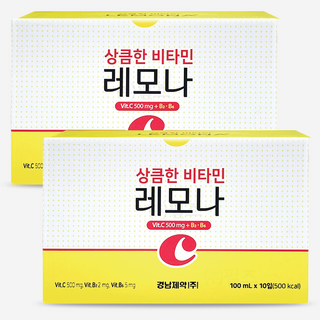 경남제약 레모나 드링크 비타민C 비타민음료, 100ml, 20개