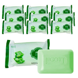 지고트 알로에 때비누 향기로운 목욕 바디워시 10개, 10개입, 150g