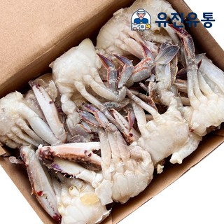 5.4kg 냉동 절단꽃게 제철 냉동절단꽃게 급냉 절단 손질꽃게 업소용 해물찜 중식당 냉동수산물 식자재 납품, 1박스, M 5.4kg