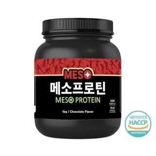 메소프로틴 단백질보충제 프로틴 벌크업 근육 헬스 wpc 가루 파우더 동물성단백 식물성단백, 1kg, 1개