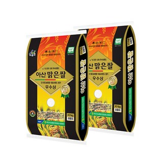 농협 GAP 인증 아산 맑은쌀 특등급, 20kg, 1개
