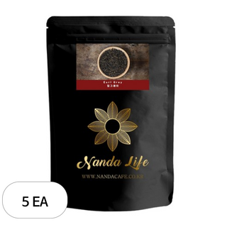 난다라이프 얼그레이티 티백, 100g, 100개입, 5개, 1g