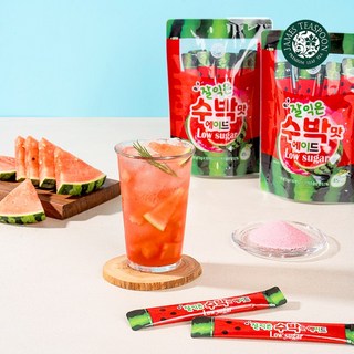 제임스티스푼 수박맛 에이드 스틱 사용 모습