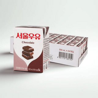 초코 멸균우유 200ml 24입