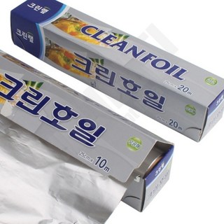 크린 쿠킹호일 음식 포장 가정용 업소용 크린랩 알루미늄 포일, 1개