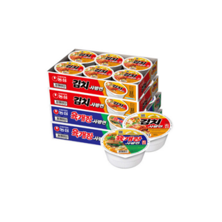 농심 육개장 사발면 86g 12p + 김치 사발면 86g 12p, 24개