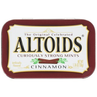 Altoids Cinnamon 알토이즈 클래식 시나몬 캔디 1.76oz(50g) 6팩, 6개, 50g