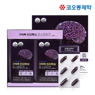 코오롱 포스파티딜세린 은행잎추출물 60캡슐, 2개, 60정