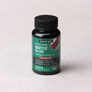 뉴트리디데이 메가렉스 혈당건강 바나바, 90정, 3개