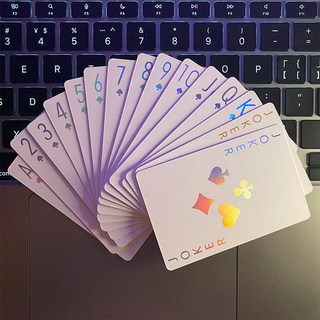 Ritebay 유니크한 스타일 디자인 포커 카드게임 그라데이션 컬러, 1개 대표 이미지 - 트럼프 카드 추천