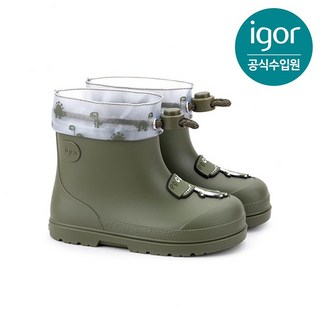 트래드후스 [이고르] 멘디 디노 레인부츠 카키 IGBTR9M2GK