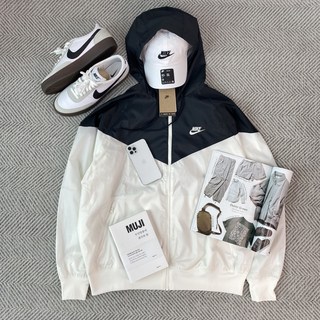 나이키 스포츠웨어 윈드러너 남성 후드 재킷 바람막이(쿠션스포츠양말)