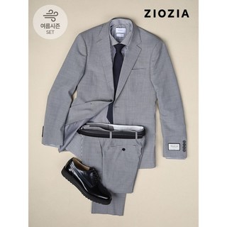 [지오지아]미라클 라이트 그레이 솔리드 정장세트 (ABD2SB1208_ABD2SP1208_LGR)