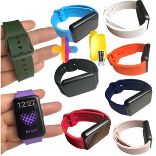 삼성 갤럭시핏3 스트랩 소프트 실리콘 밴드 sm-r390 사용 모습