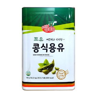 포유 대두유 콩식용유, 1개, 18L