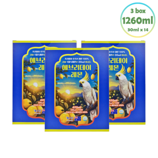 프리미엄 호주 레몬 100% 에브리데이레몬 30ml, 1세트, 1.26L