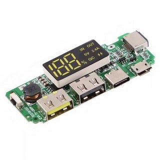티앤디 QC18650 리튬배터리 고속충전 모듈 5V 2.4A, 1개