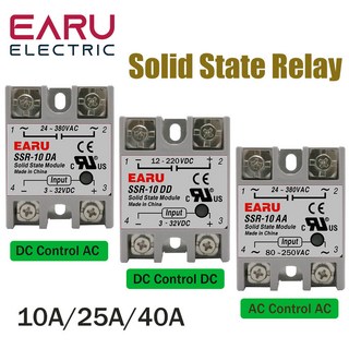 SSR 25DA SSR 40DA SSR 25AA SSR 40AA SSR 40DD SSR 10A 25A 40A DD DA AA 솔리드 스테이트 릴레이 모듈 PID 온도 제어, DD, SSR25A, 1개