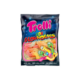 트롤리 사우어글로우웜즈, 100g, 13개