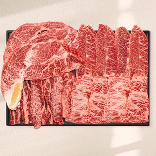 푸드지 마장동 1++ 투뿔 한우 No.9 마스터 세트, 1세트, 600g