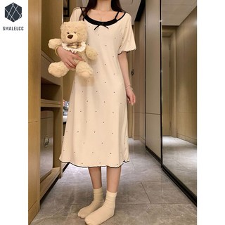 SMALELCC 여성 러블리 루즈핏 여름 잠옷 홈웨어 원피스 WYY1