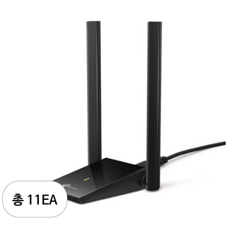 티피링크 AC1300 무선 USB 랜카드, Archer T4U, 11개