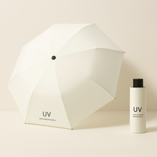 채필스토어 여성 자외선 차단 UV 휴대용 자동 양산 초경량 우산