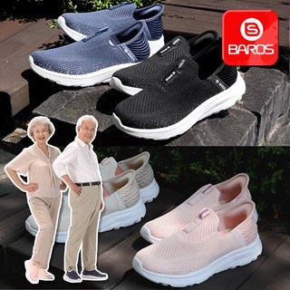 < 바로쓱 슈즈 서서신는 슈즈 엄마 할머니 할아버지 여름 운동화 슬립온 허리 관절 발편한 초경량 남성 여성 신발