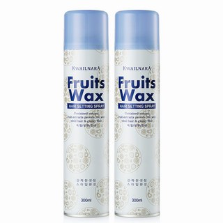과일나라 후르츠왁스 헤어스프레이, 2개, 300ml