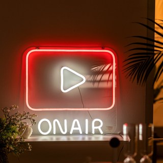 온에어 정보 LED 실내용 네온사인 보드