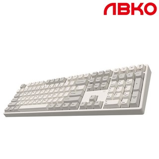 앱코 블루투스 유무선겸용 일반형 키보드, 아이보리, 1년 A/S ABKO KN30BT, 무접점