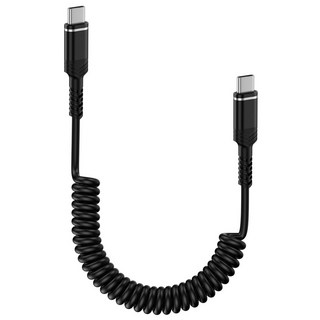 ANNIBER PD 60W C to C타입 코일 스프링 초고속 충전 케이블