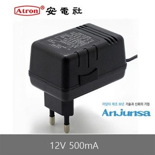 DC 12V 500mA 아답터 안전사 일반, 1개