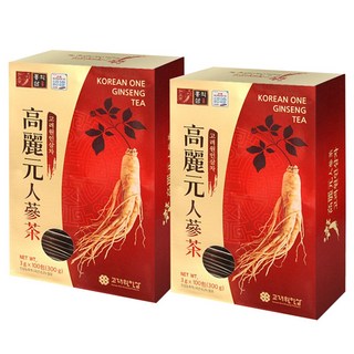 고려 고려원 인삼차 100+100포 총200포 과립차, 3g, 100개입, 2개
